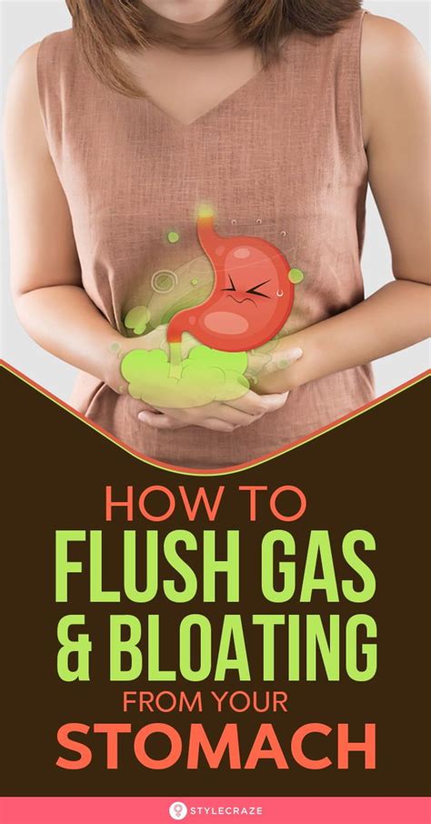 How To Flush Gas And Bloating From Your Stomach Using Just 4