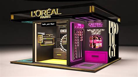 L OREAL PARIS BOOTH On Behance Loreal Paris Booth Design Booth