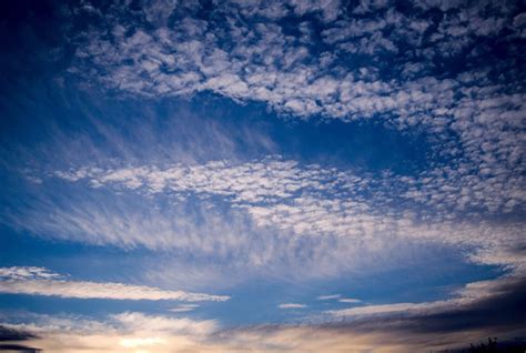 Blue Sky With White Clouds Background Image Stock Photo - Download ...