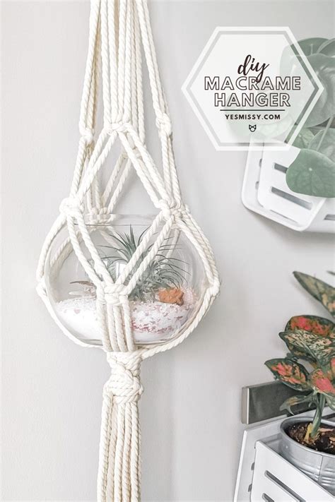 Diy Macrame Plant Hanger With Step By Step Instructions And Photos