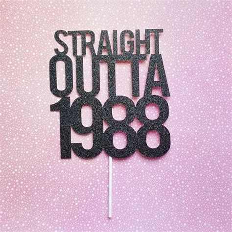 Straight Outta 1994 Cake Topper Birthday Caketopper 30th Birthday Party