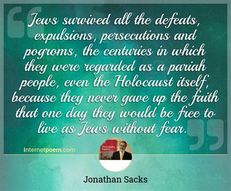 Jews Survived All The Defeats Expulsions Persecutio