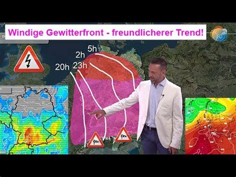 Gewitter Unwetterfront Abends Nachts Mittelfrist Bringt Bis Ende