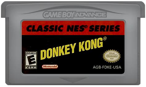 Classic Nes Series Donkey Kong Images Launchbox Games Database