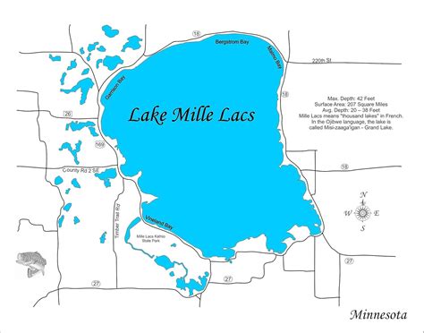 Lake Mille Lacs Maps