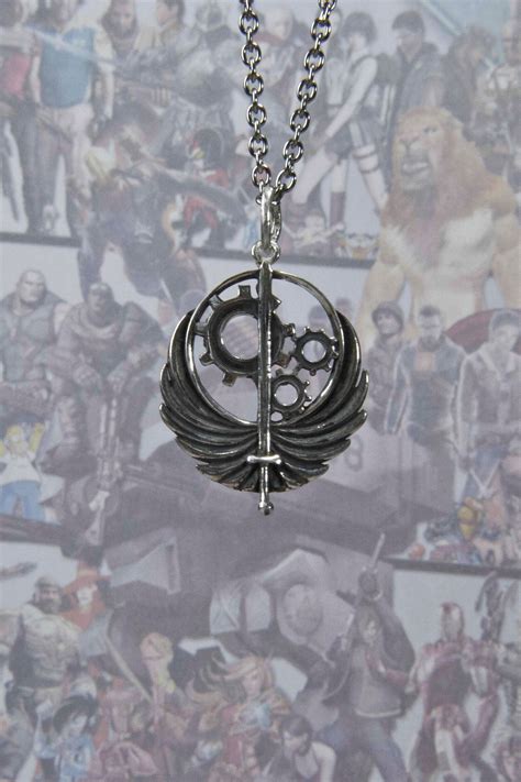 Sterling Silver Fallout Brotherhood Of Steel Pendant Etsy