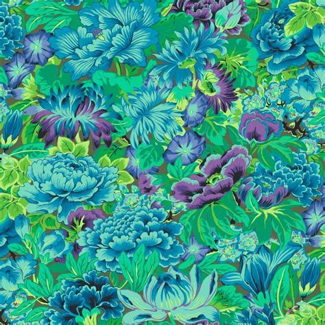 Coleus Blue Kaffe Fassett Collective Stash I Fenwick Fabrics