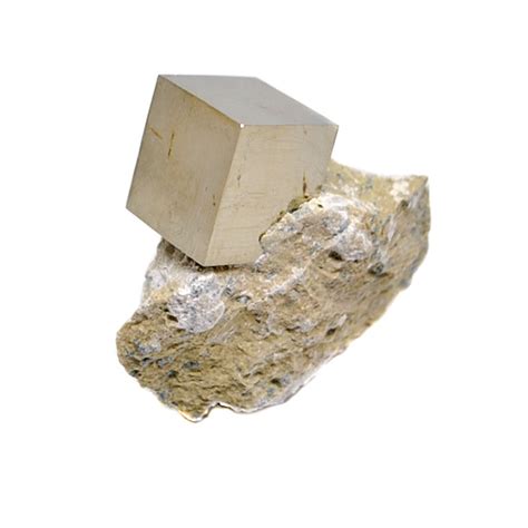 Pyrite Cubic Crystal In Matrix The Fossil Cartel