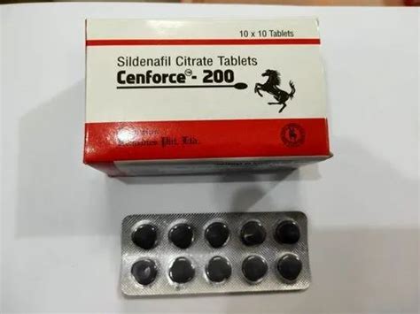 Cenforce 200 Mg Sildenafil Citrate Tablet At Rs 210 Stripe