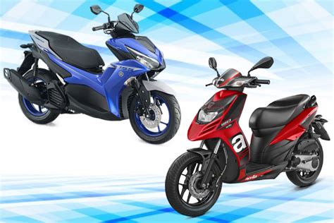 Yamaha Aerox Vs Aprilia Sr Photo Comparison Bikedekho