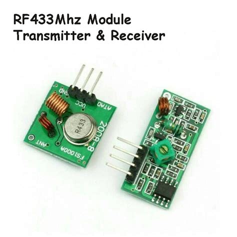 Modul Rf Mhz Wireless Transmitter Receiver Rf Mhz Module Shopee