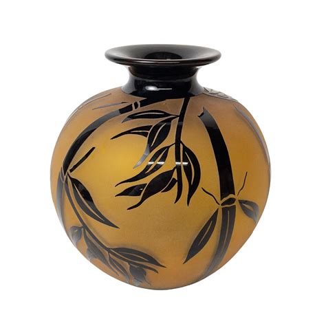 Correia Limited Edition Etched Bamboo Vase