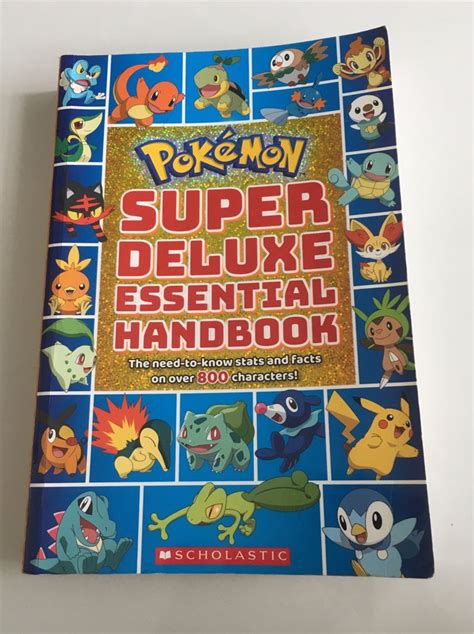 Pok Mon Super Deluxe Essential Handbook Hobbies Toys Books