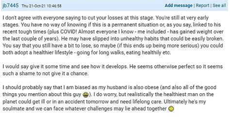 Woman Is Warned Not To Continue Dating Her Obese New Partner Because They Are Unable To Have Sex