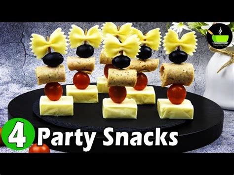 4 Quick Party Snacks & Starters | Ideas For Kid's Birthday Party Snacks ...