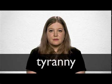 TYRANNY definition and meaning | Collins English Dictionary