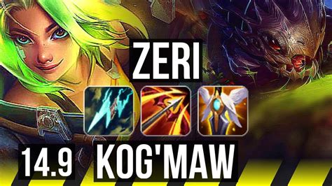 Zeri Rakan Vs Kog Maw Galio Adc Winrate Dominating