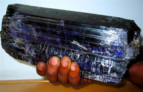 The Largest Tanzanite Crystal In The World Geology In