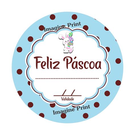 100 Adesivos Personalizados P Ovos De Páscoa Chocolate 4cm Elo7