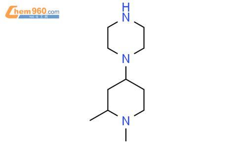 1283625 68 2 Piperazine 1 1 2 dimethyl 4 piperidinyl 化学式结构式分子式mol