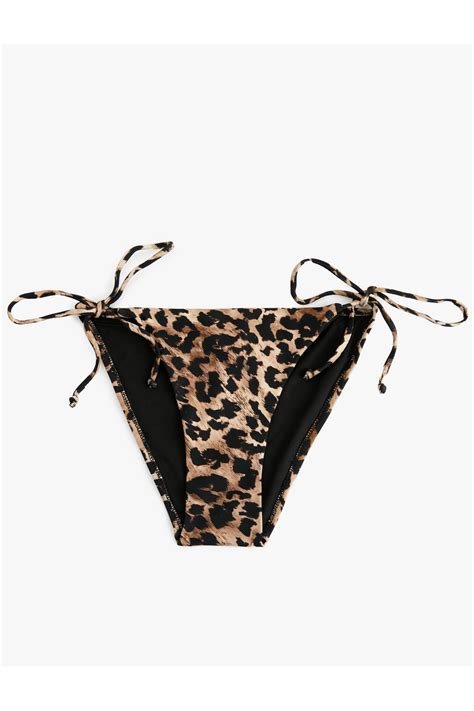 Koton Astarlı Biyeli Yanları İpli Leopar Desenli Bikini Altı Fiyatı Yorumları