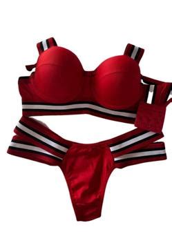 Conjunto Lingerie Biquini Calcinha E Suti Bojo Ana Julia Moda Intima Conjunto De