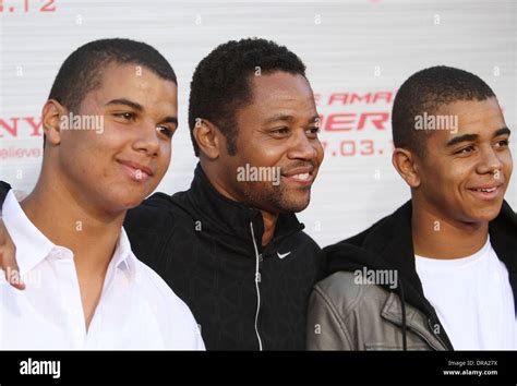 Cuba Gooding Jr Mason Gooding Spencer Gooding Los Angeles Premiere