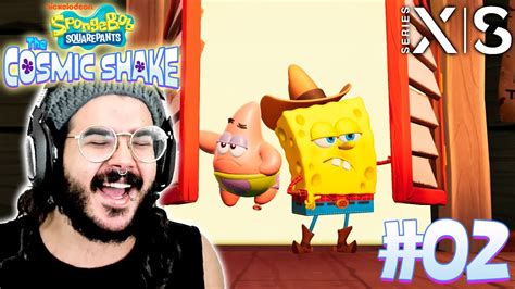 Bob Esponja Cosmic Shake Aventuras Pelo Velho Oeste Gameplay