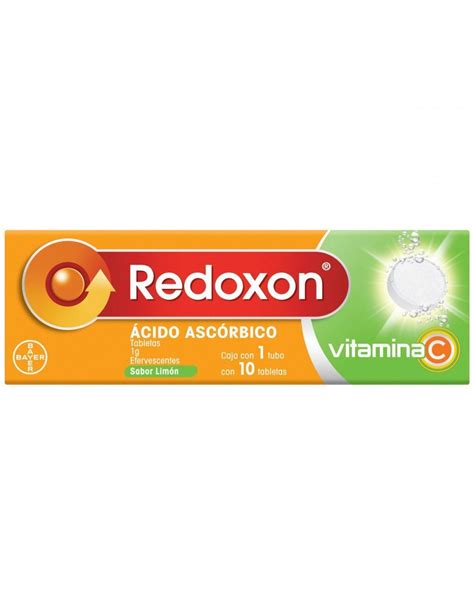 Redoxon 1g 10 Tabletas Efervescentes sabor limon Farmalisto México