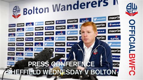 PRESS CONFERENCE Neil Lennon On Sheffield Wednesday Transfers And