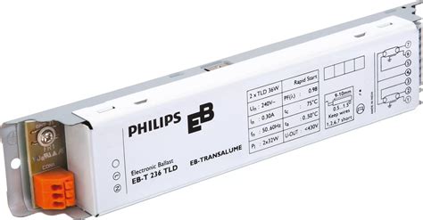 Eb T Electronic Ballasts For Tl D Lamps India In Tlde Philips