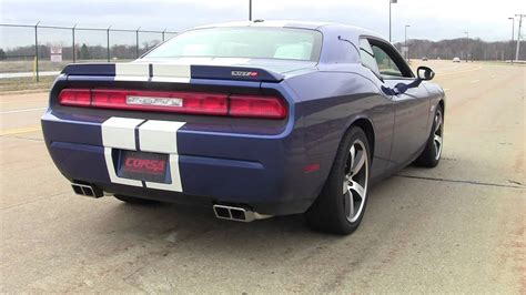 Corsa Performance 2011 2014 Dodge Challenger Srt8 Exhaust System Youtube