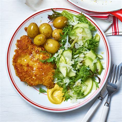 Pork Escalopes With Green Apple And Fennel Slaw Recipe Recipes From Ocado