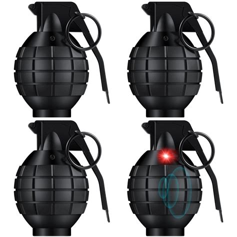 Amazon Sratte 4 Pcs Plastic Hand Grenades With Realistic Sound