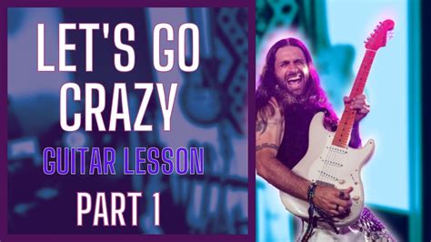 Lets Go Crazy Prince Guitar Lesson Part 1 Youtube