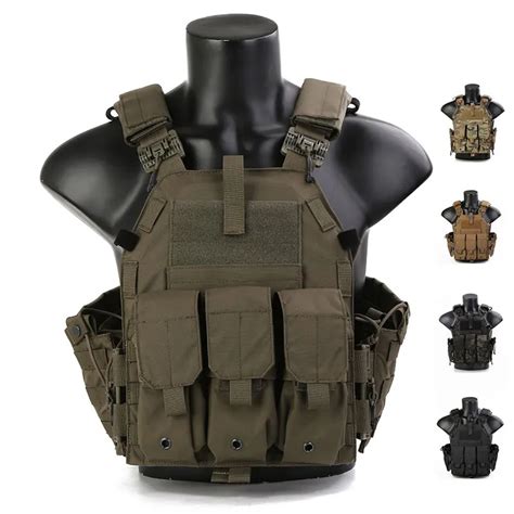 Emersongear K Placa Transportadora W Mag Bolsa Roc Molle Colete