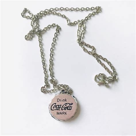 Coca Cola Jewelry Coca Cola Coke Bottle Cap Necklace Poshmark