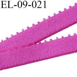 élastique 9 mm bretelle et lingerie couleur pivoine largeur 9 mm haut