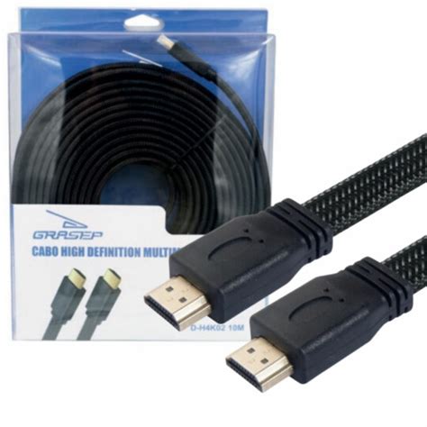 Cabo HDMI 2 0 10 metros 4K Ultra HD GRASEP Mirão