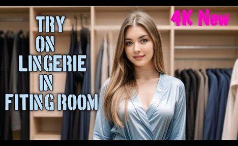 See Through Lingerie Try On Haul Transparent Garment No Bra Trend 4K Videos Try On