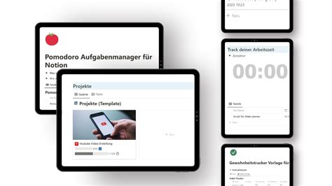 Deutschsprachige Notion Vorlagen Templates Kostenlos NoCode Fit