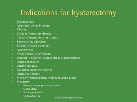 Hysterectomy