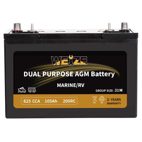 Weize V Ah Deep Cycle Battery Group Size Battery Off