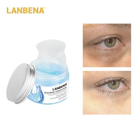 Lanbena Hyaluronic Acid Eye Mask Eye Patches Serum Reduces Dark Circles