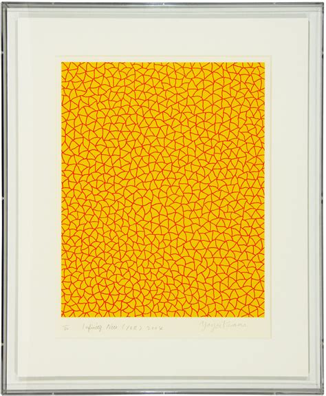 草間 彌生 「無限の網 Yor」 Yayoi Kusama 創業35年 美術品販売 ギャラリー田辺