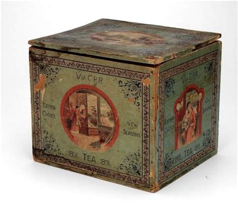 Tea Antique Tea Chest From One Of The Cpr Empress Steamers This