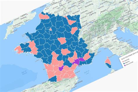 Carte Interactive R Sultats Lections D Partementales Les