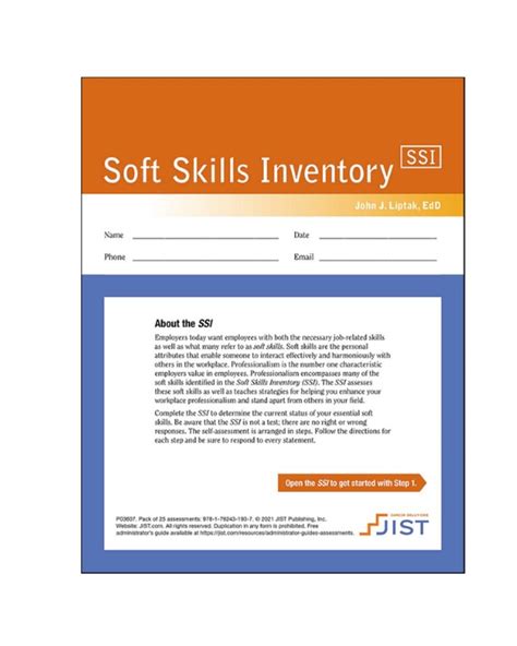 Soft Skills Inventory Ssi Clsr