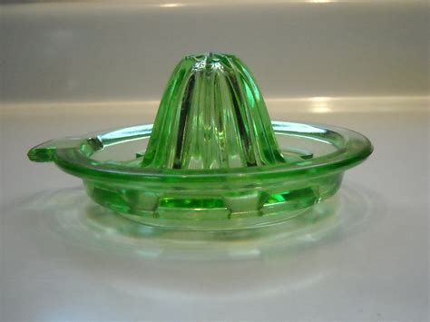 Vintage Green Depression Glass Reamer Juicer Antique Price Guide