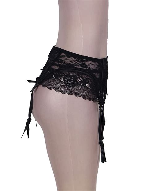 Comeondear Women Lace Garter Belt Plus Size Lingerie S B Xh Lb